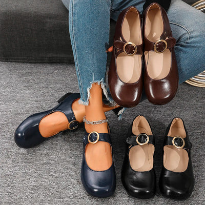 Nina™ - Elegante Retro-Schuhe Mit Runder Spitze
