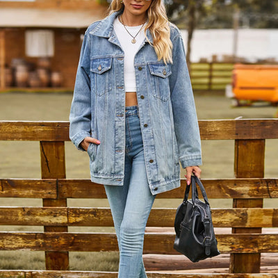 Mia™ - Klassisch elegante Jeansjacke
