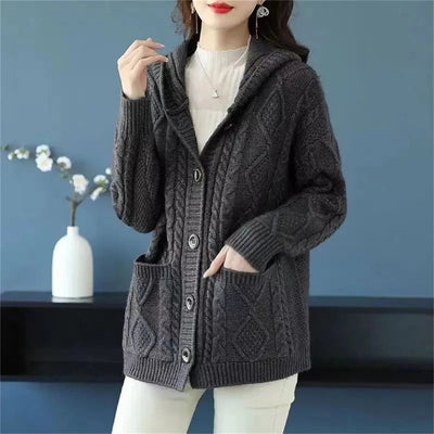 Hanna™ - Eleganter Cardigan mit Rautenstich