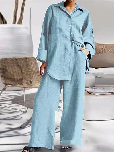 Marlene™ - Passende Kollektion Bequemes Leinenset