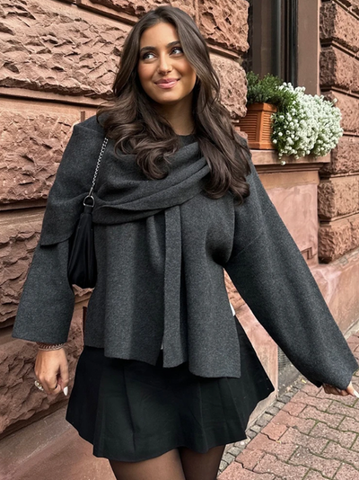 Lena™ - Stilvoller Luxus Cape Mantel