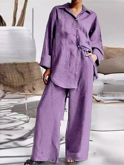 Marlene™ - Passende Kollektion Bequemes Leinenset