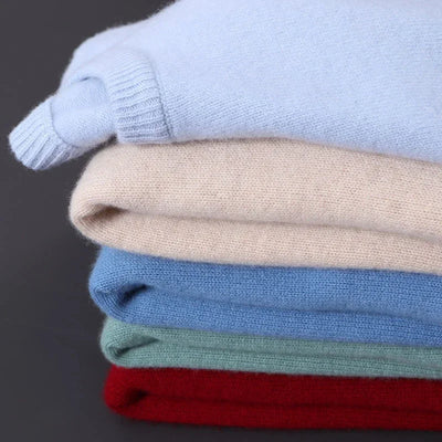 Lukas™ – Stylischer, weicher, einfarbiger, bequemer Pullover