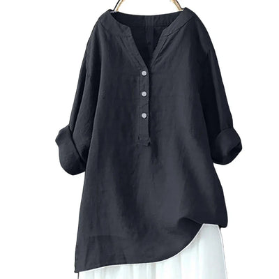 Clara™ - Bequemes Oversize-Freizeithemd