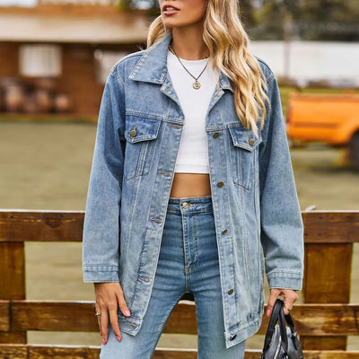 Mia™ - Klassisch elegante Jeansjacke