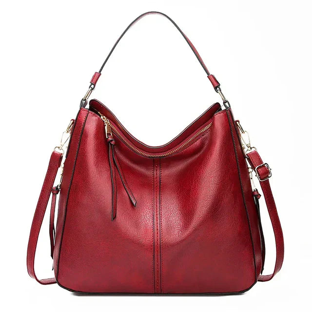 Lottie™ - Elegante Einkaufstasche aus Leder mit großem Fassungsvermögen