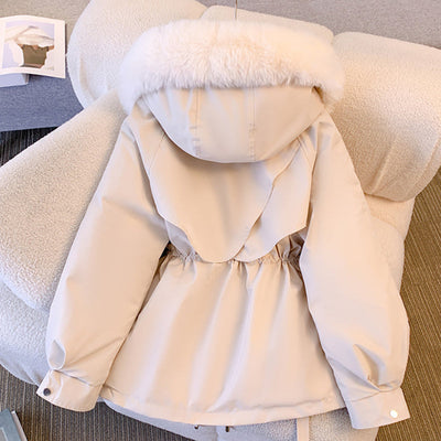 Stella™ - Edler ultraweicher Wintermantel mit Pelz