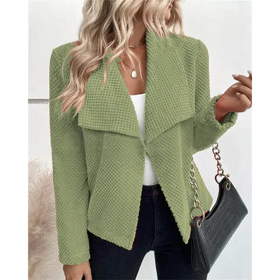 Stilvolle, elegante Blazerjacke mit handgefertigten Details