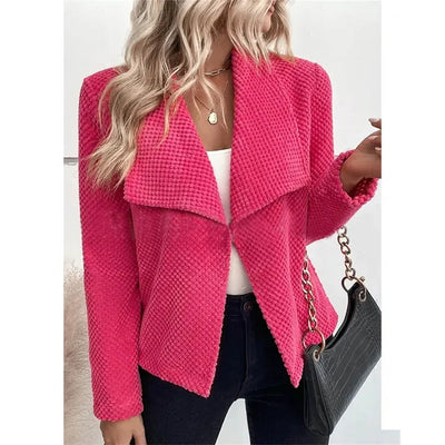 Stilvolle, elegante Blazerjacke mit handgefertigten Details