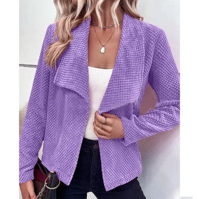 Stilvolle, elegante Blazerjacke mit handgefertigten Details