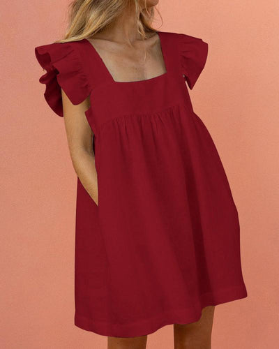 Klara™ – Müheloses Kleid mit Flatterärmeln