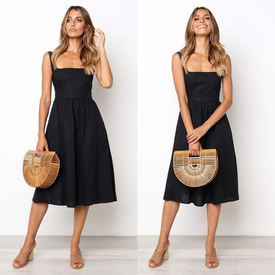 Mila™ – Zeitloses Kleid Mit Quadratischem Ausschnitt