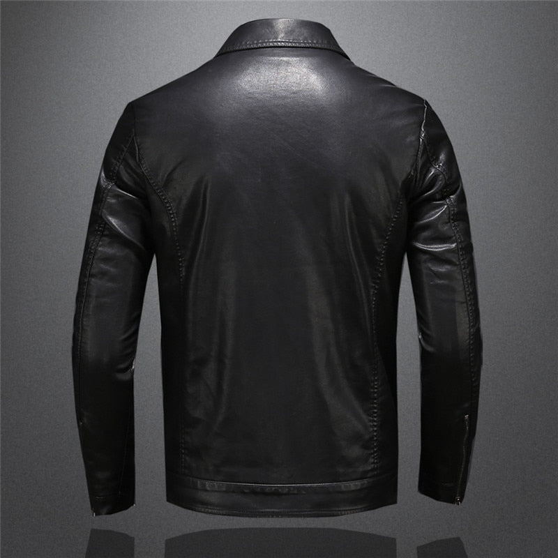 Luca™ - Klassische bequeme Lederjacke