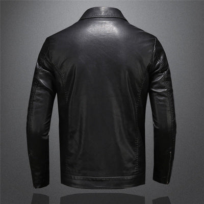 Luca™ - Klassische bequeme Lederjacke