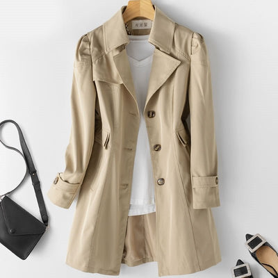 Klara – Moderner, bequemer, wasserdichter Trenchcoat