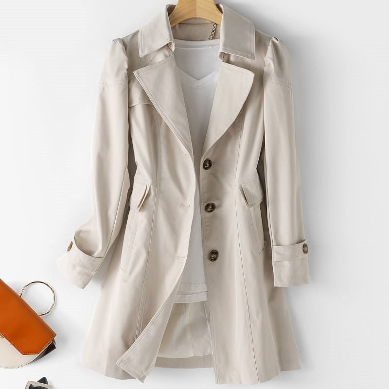 Klara – Moderner, bequemer, wasserdichter Trenchcoat