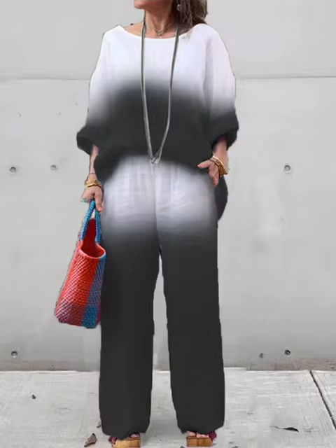 Luisa™ - Super bequemes, lässiges, lockeres Hemd-Hosen-Set