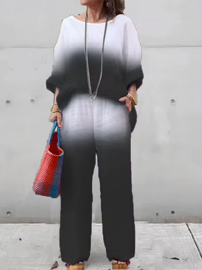 Luisa™ - Super bequemes, lässiges, lockeres Hemd-Hosen-Set