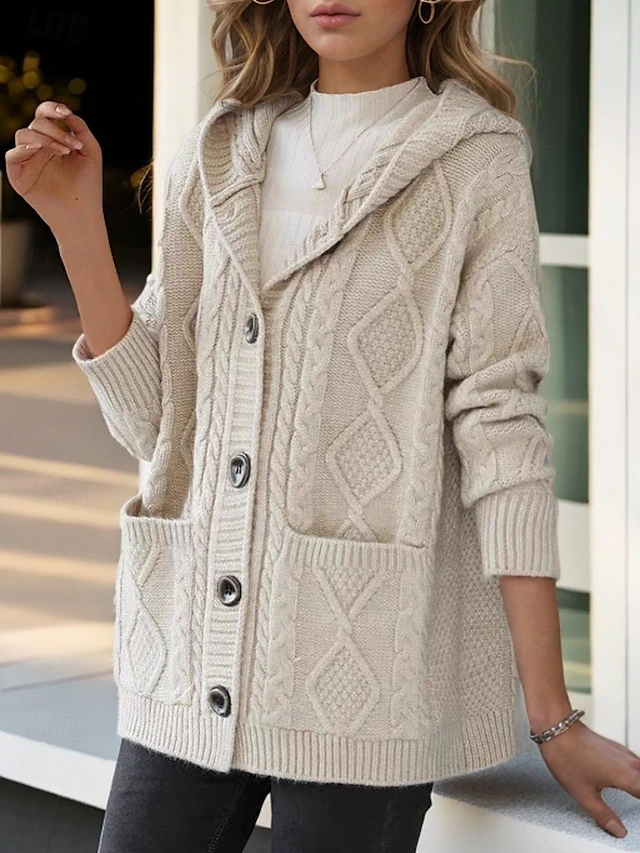 Hanna™ - Eleganter Cardigan mit Rautenstich