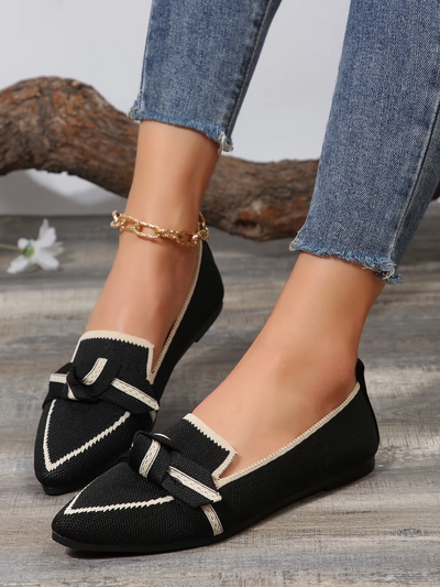 Frieda™ - Leichte bequeme Loafer mit Fliege
