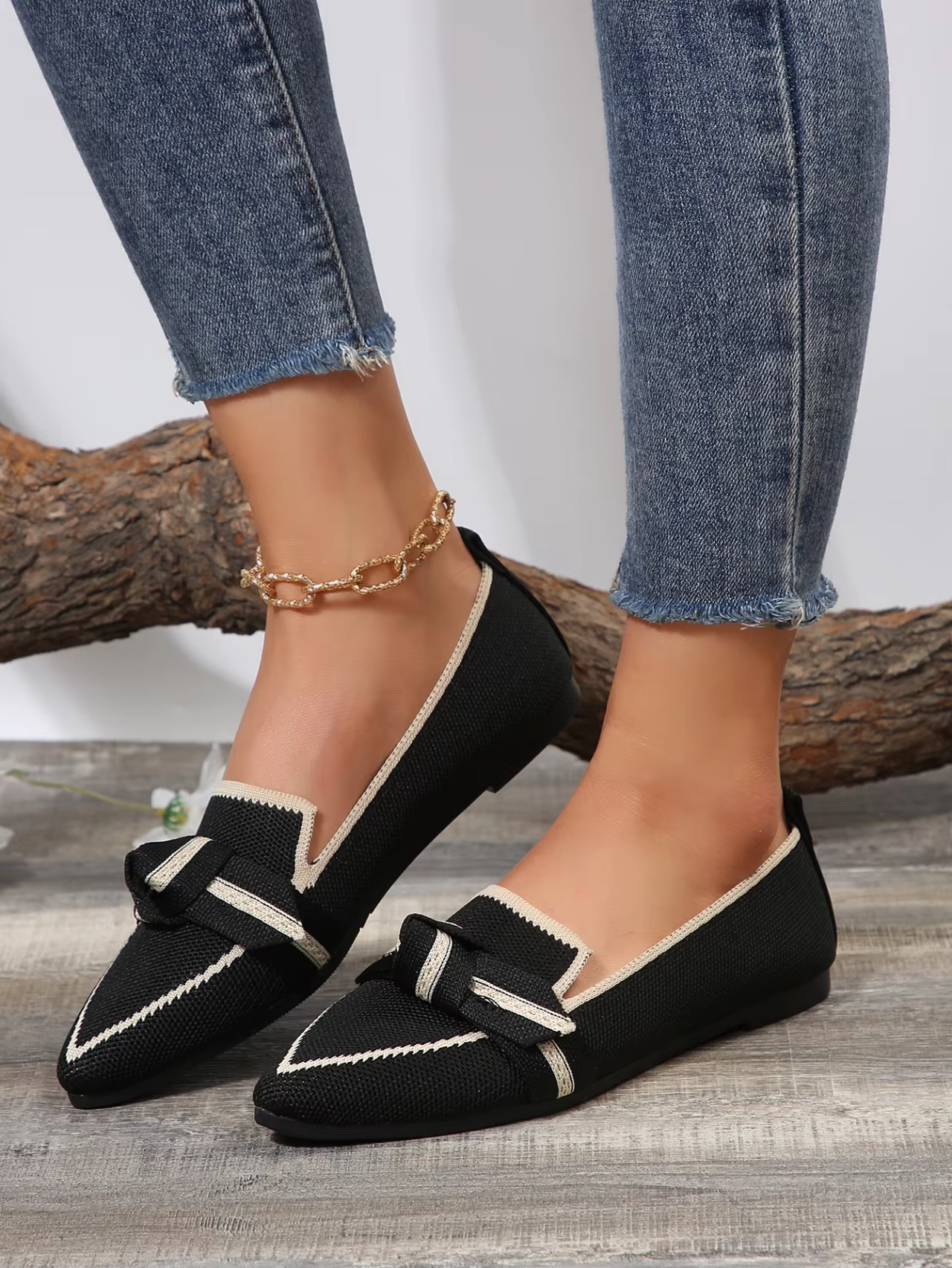 Frieda™ - Leichte bequeme Loafer mit Fliege