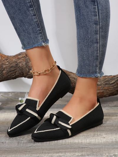 Frieda™ - Leichte bequeme Loafer mit Fliege