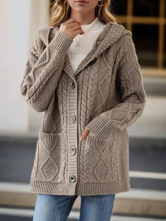 Hanna™ - Eleganter Cardigan mit Rautenstich