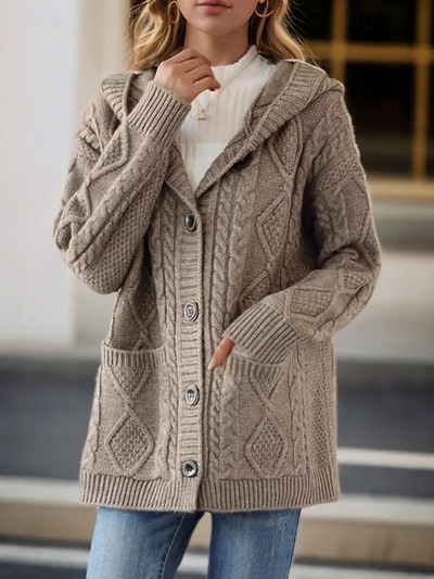 Hanna™ - Eleganter Cardigan mit Rautenstich