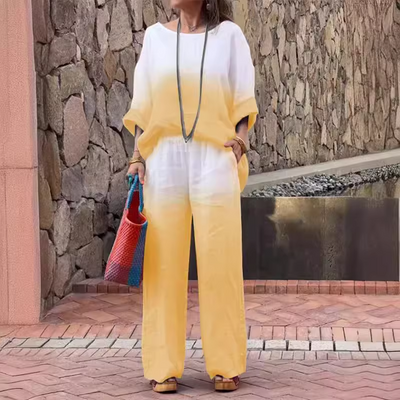 Luisa™ - Super bequemes, lässiges, lockeres Hemd-Hosen-Set