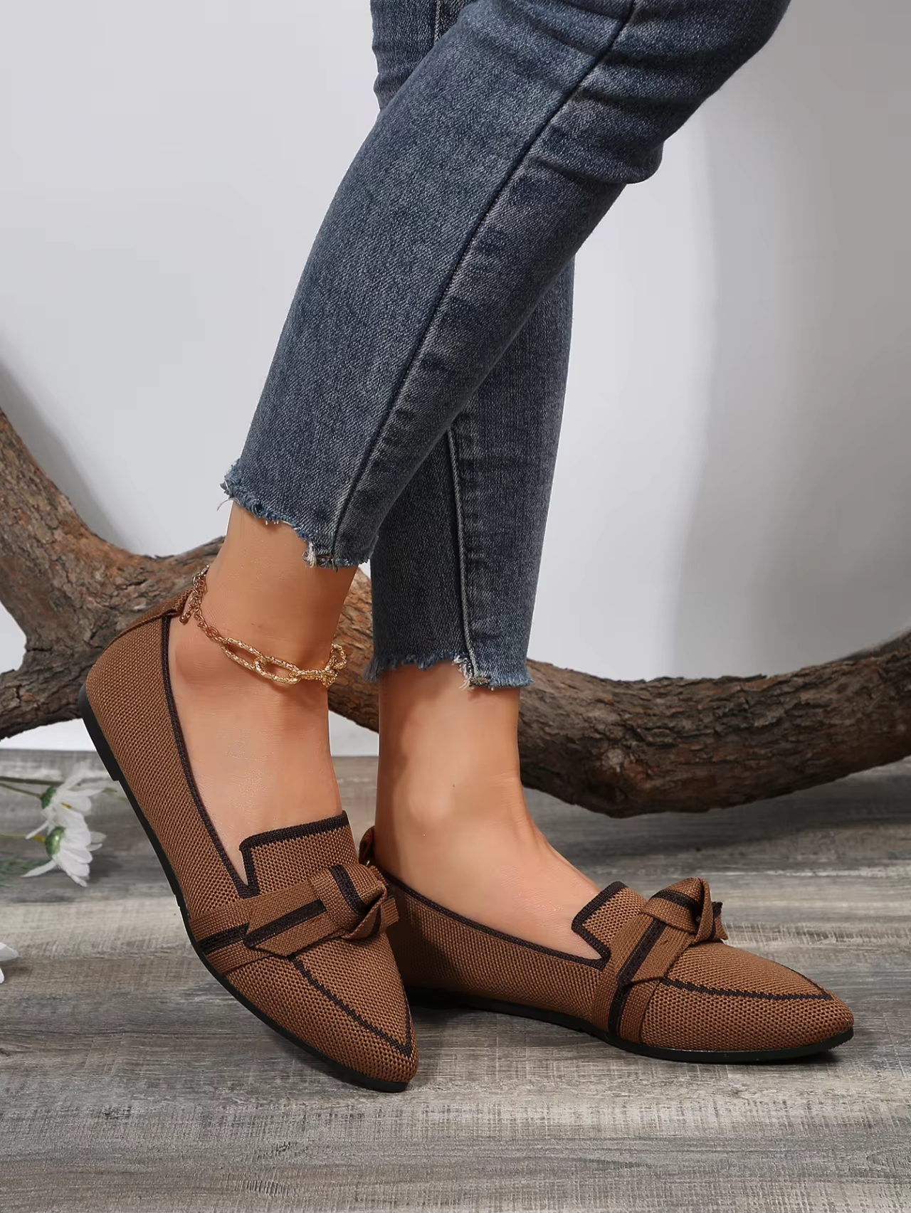 Frieda™ - Leichte bequeme Loafer mit Fliege