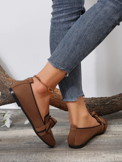 Frieda™ - Leichte bequeme Loafer mit Fliege