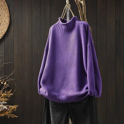 Klara™ - Weicher Rollkragenpullover aus Strick