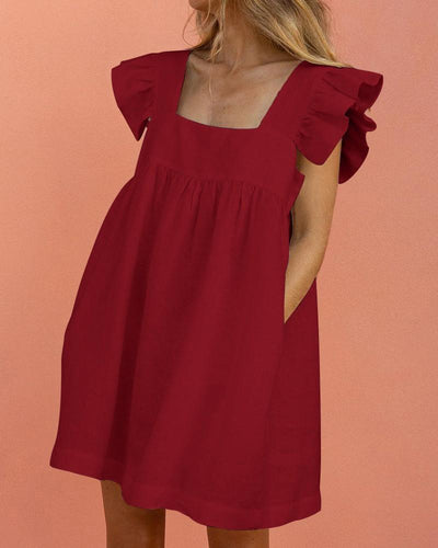Klara™ – Müheloses Kleid mit Flatterärmeln