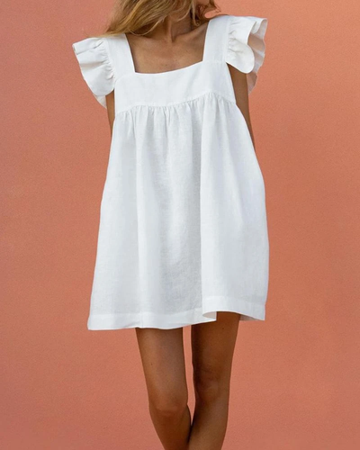 Klara™ – Müheloses Kleid mit Flatterärmeln