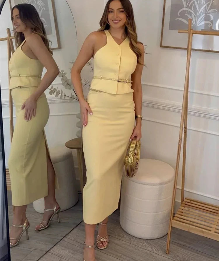 Sophie™ – Stylischer ärmelloser Sommeranzug