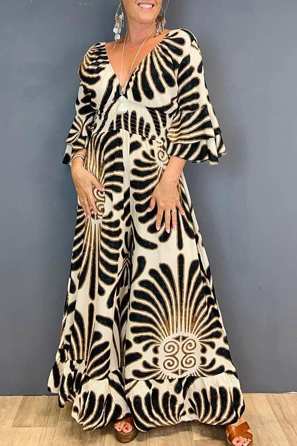 Greta™ - Edler bedruckter Jumpsuit