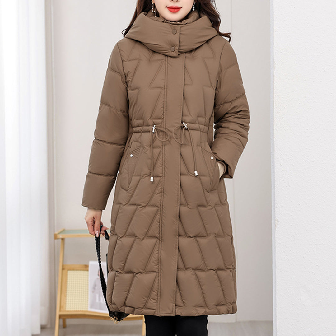 Anna™ - Hochwertige, lange Steppjacke
