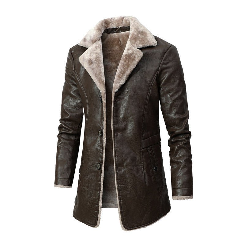 Florian™ - Eleganter Wintermantel aus Leder