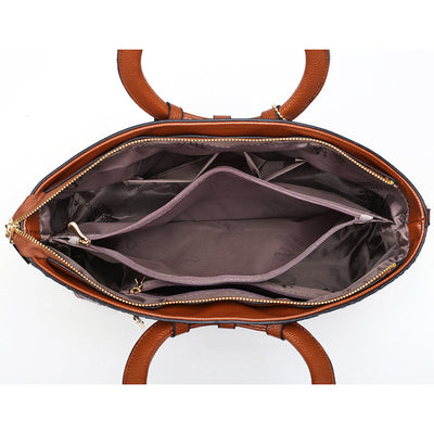 Hanna™ - Stilvolle Krokodilledertasche mit handgefertigten Details