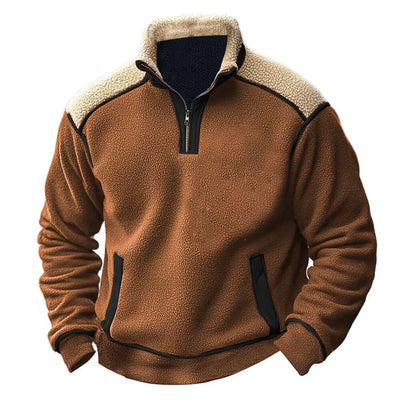 Niko™ - Retro-Quarz-Pullover mit Reißverschluss