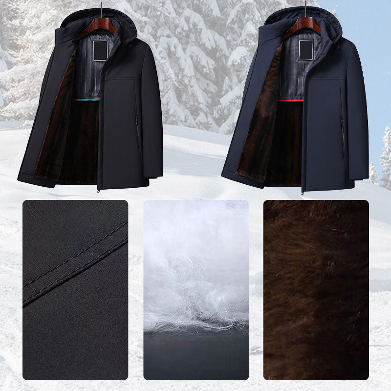 Axel™ - Stilvoller, dicker Parka mit Kapuze